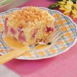 Canadian Special Rhubarb Cake Dessert