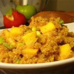 Canadian Quinoa with Mango and Curry Appetizer