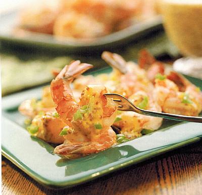 Shrimp In Mustard and Horseradish Sauce recipe