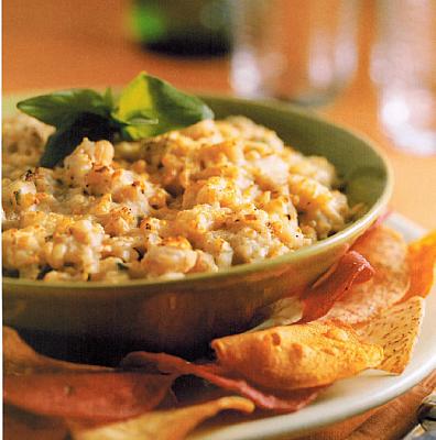 White Beans With Cheese And Basil recipe