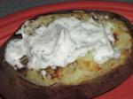 American Stuffed Baked Potatoes with Horseradish Cream 1 Dinner