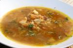 American Cabbage Soup With Ham Appetizer