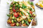 American Haloumi And Spiced Lentil Veggie Salad Recipe Appetizer