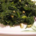 American Boiled Spinach with Soybean Appetizer