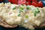 Swiss Creamy Swiss Eggs on Biscuits Appetizer