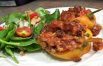 American Ground Beef Stuffed Green Bell Peppers Appetizer