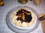 American Nectarine and Blueberry Tart Dessert