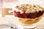 Rhubarb And Berry Mascarpone Trifle Recipe recipe