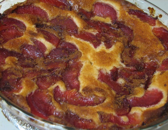 Puerto Rican Fresh Plum Cake Dessert