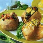 Canadian Baked Potatoes with Courgettes Appetizer
