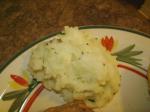 American Mashed Potatoes with Garlic Basil and Chives Dinner