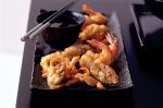 British Tempura With Ginger Sauce Recipe Appetizer