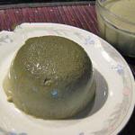 Chinese Creamy Jelly in the Green Tea Dessert