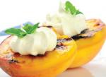 American Grilled Nectarines with Mascarpone and Blackberries Dessert