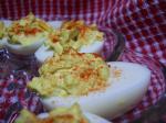 American Cheesy Deviled Eggs Appetizer