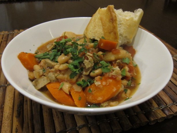 American Thymescented White Bean Cassoulet Dinner