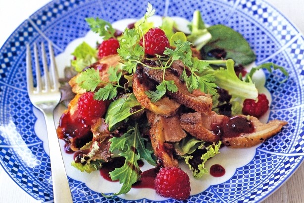 American Duck Breast With Raspberry Vinegar glutenfree Recipe Appetizer