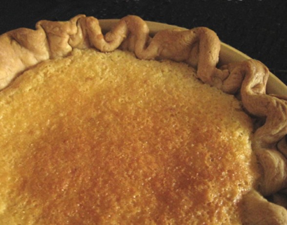 American Southern Style Lemon Chess Pie Filling Appetizer