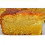 American Cornbread with Parmesan Slightly Creamy without Wheat Flour BBQ Grill