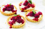 American Raspberry Shortcakes With Basil Cream Recipe Dessert
