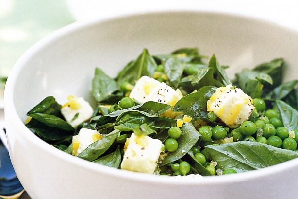 American Fresh Pea Salad With Marinated Feta And Lemon Recipe Appetizer