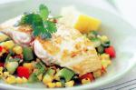 American Ocean Trout With Coriander Potato Salad Recipe Dinner