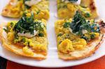 American Potato Pea and Herb Naan Pizza Recipe Dinner