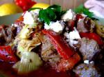 American Grecian Lamb With Vegetables Dinner