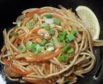 Philippine Philippine Stirfried Rice Noodles Pansit Grisadovegetarian Appetizer