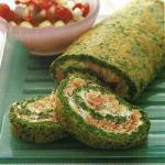 American Roulade of Spinach and Trout Appetizer