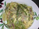 Canadian Spinach Fettuccini With Pearl Onions Appetizer