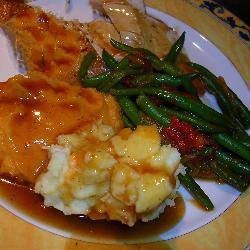 American Sweet Mashed Potatoes with Maple Orange Icing Dessert