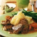 Pork Fillet with Kumquats and Mashed Potatoes recipe