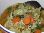 Canadian Weight Watchers Veggie Barley Soup  Pt for  Cup Appetizer