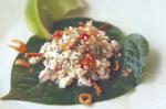 Canadian Betel Leaves With Larb Recipe Appetizer