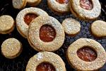 American Pistachio Linzer Cookies With Orange Marmalade Recipe Dessert