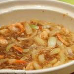 American Stew of Vermicelli and Spicy Shrimp Appetizer