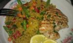 Moroccan Grilled Lemon Chicken and Moroccan Couscous Salad BBQ Grill
