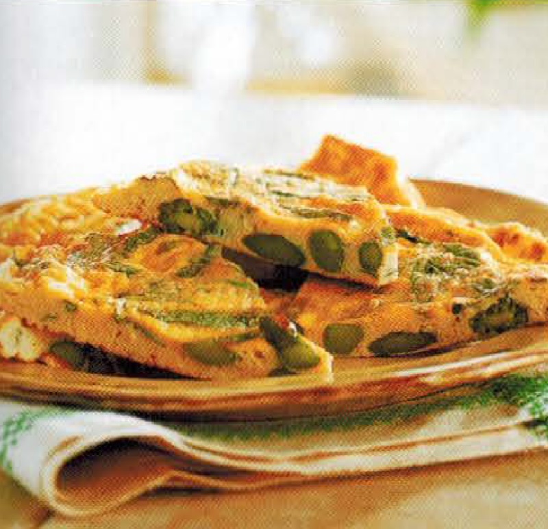 Italian Fr Ittata Di Asparagi Alla Menta - Asparagus And Mint Frittata Appetizer