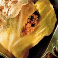 Mediterranean Spicy Cabbage Rolls Appetizer