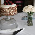 American Blackberry-raspberry Truffle Cake Dessert