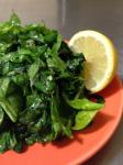 American Quick Spinach Stir Fry With Lemon Juice Appetizer
