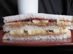 American Special Peanut Butter and Jam Sandwich Dessert