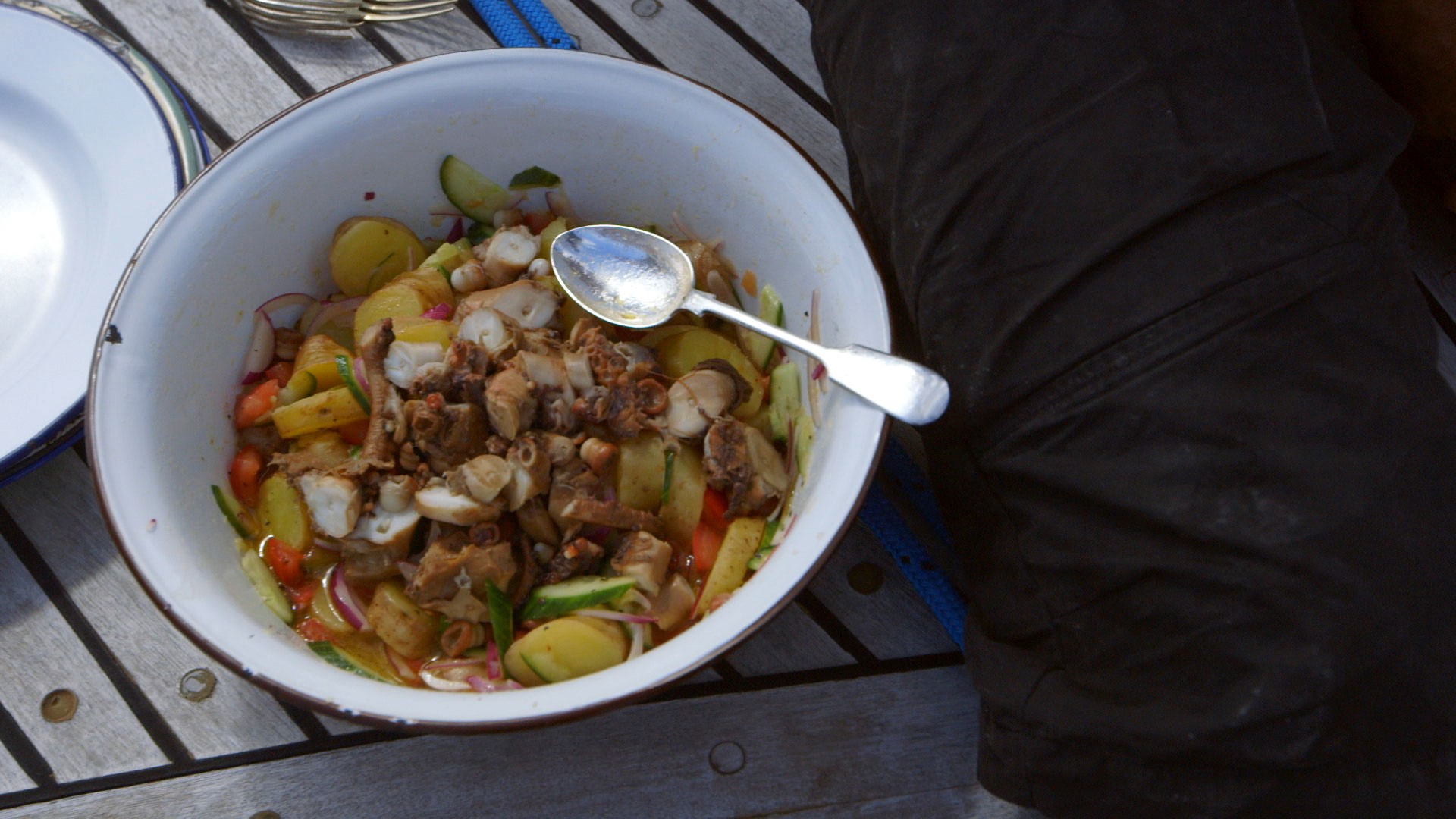 American Pickled Octopus Salad Appetizer