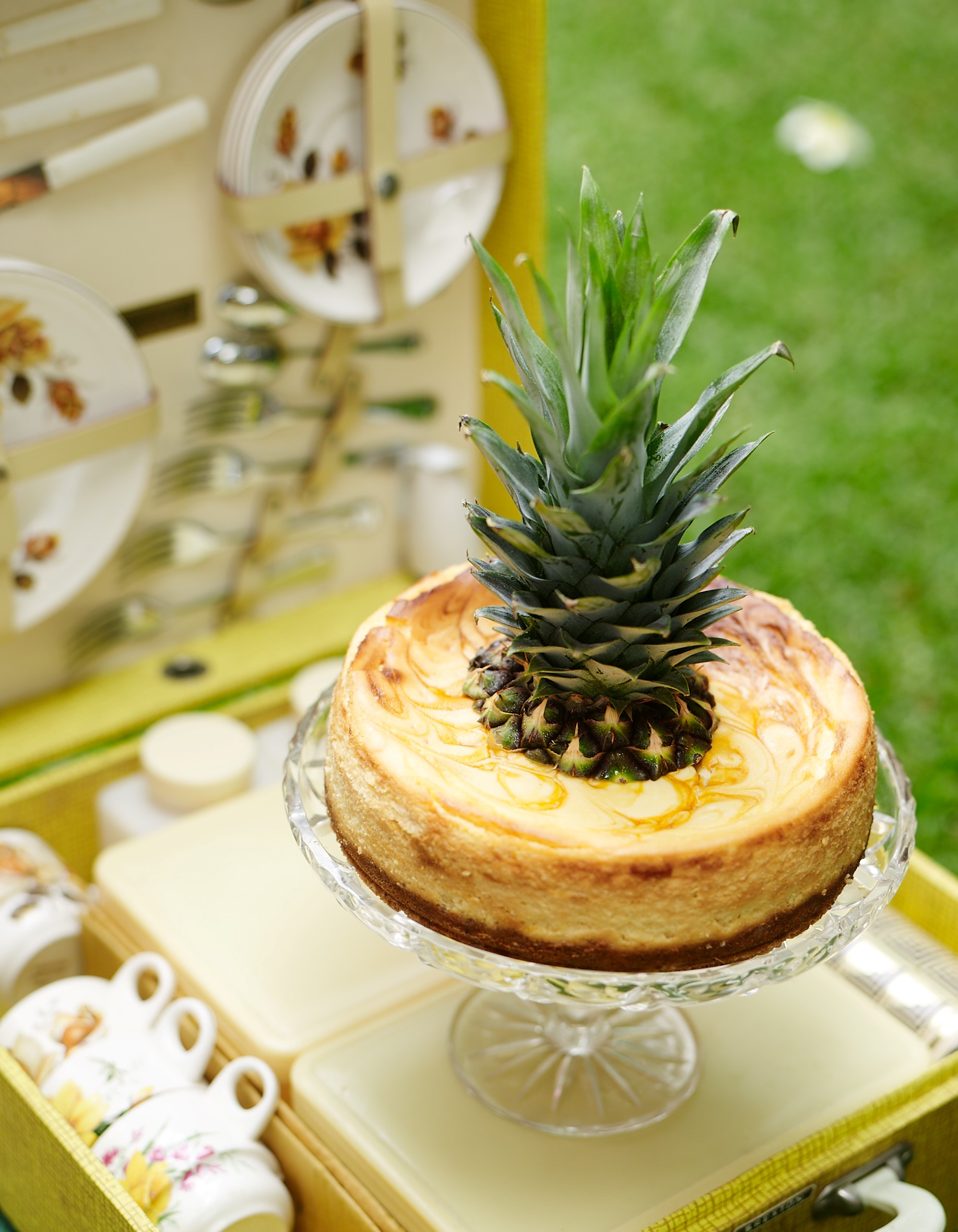 American Pineapple and Passionfruit Cheesecake Appetizer