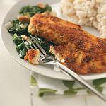 Canadian Tilapia with Sauteed Spinach Appetizer