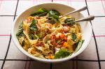 American Lobster Pasta With Yellow Tomatoes and Basil Recipe Appetizer
