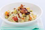 American Roasted Vegetable Risotto With Crisp Pancetta Recipe Appetizer