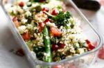 British Jo Pratts Quinoa Feta and Broccoli Salad Dinner