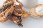 British Barbecued Prawns With Quick Aioli Recipe BBQ Grill